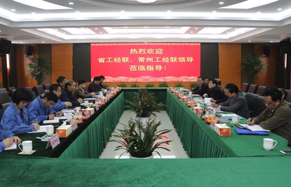 省工经联、常州市工经联领导来壹定发电缆调研
