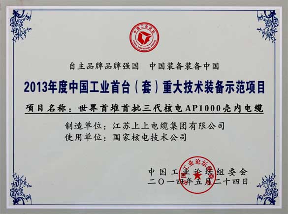 壹定发电缆在第十届中国工业论坛上荣获三大奖项
