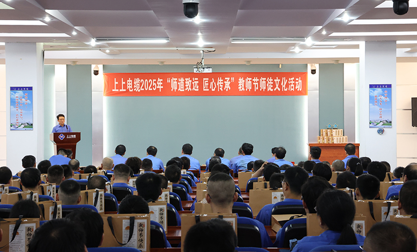 师道致远 匠心传承  壹定发电缆2025年西席节“师徒文化”建设活动顺遂举行